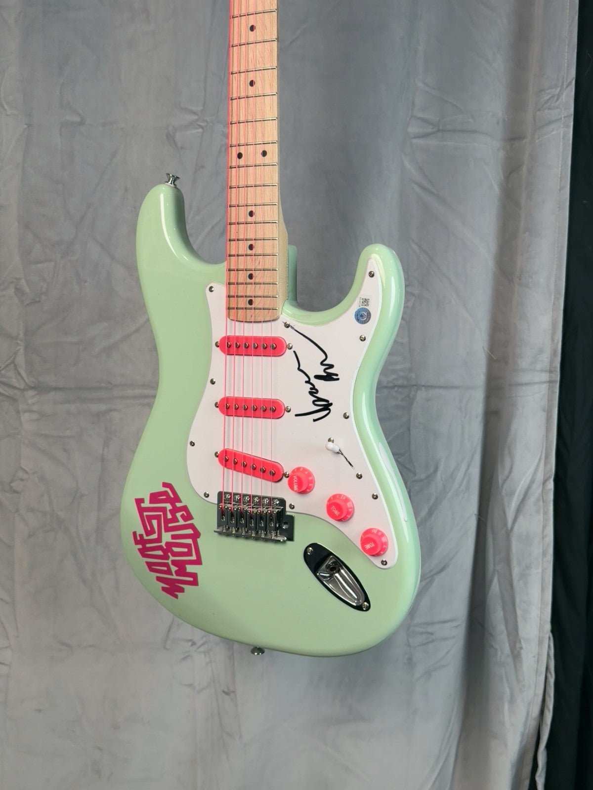 Isaac Brock — Mint Green Strat Guitar - Custom Model - Gauntlet Gallery
