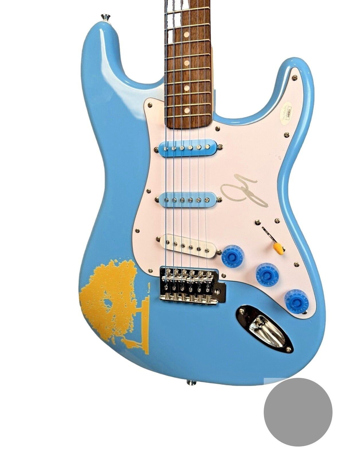 Jack Johnson — Surf Blue Stratocaster Guitar with - Gauntlet Gallery