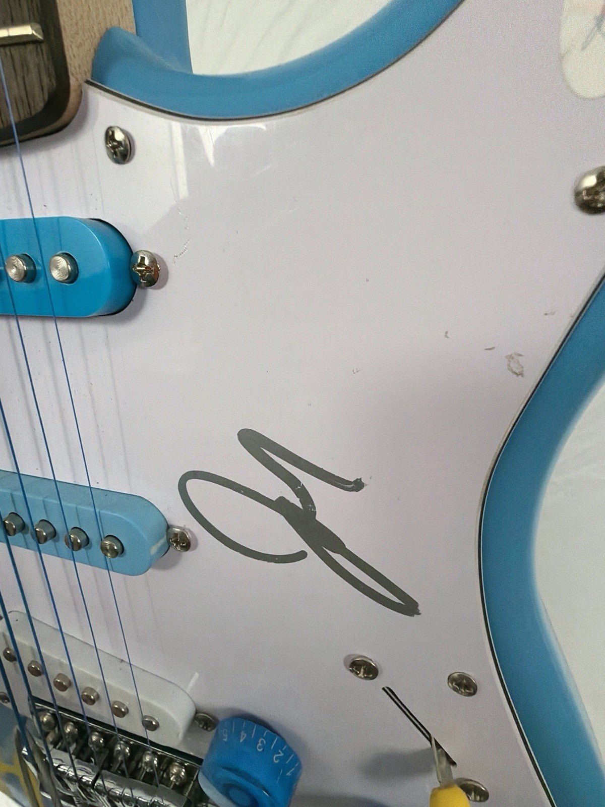 Jack Johnson — Surf Blue Stratocaster Guitar with - Gauntlet Gallery