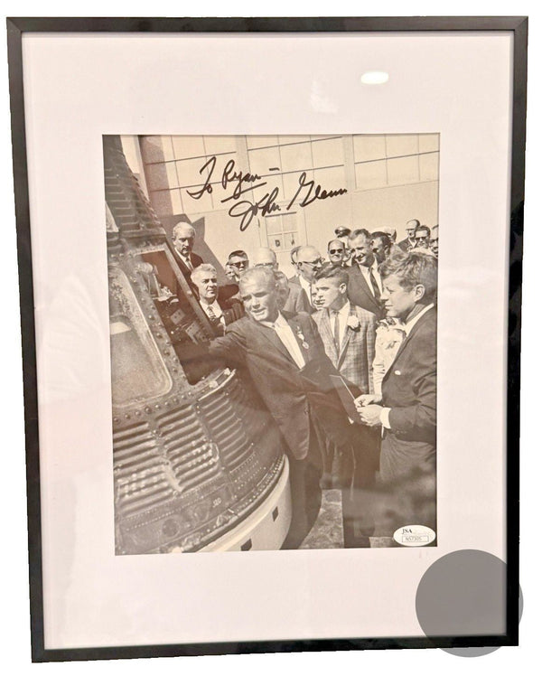 John Glenn — 8x10 Photo Friendship 7 Mercury Capsule JFK - Gauntlet Gallery