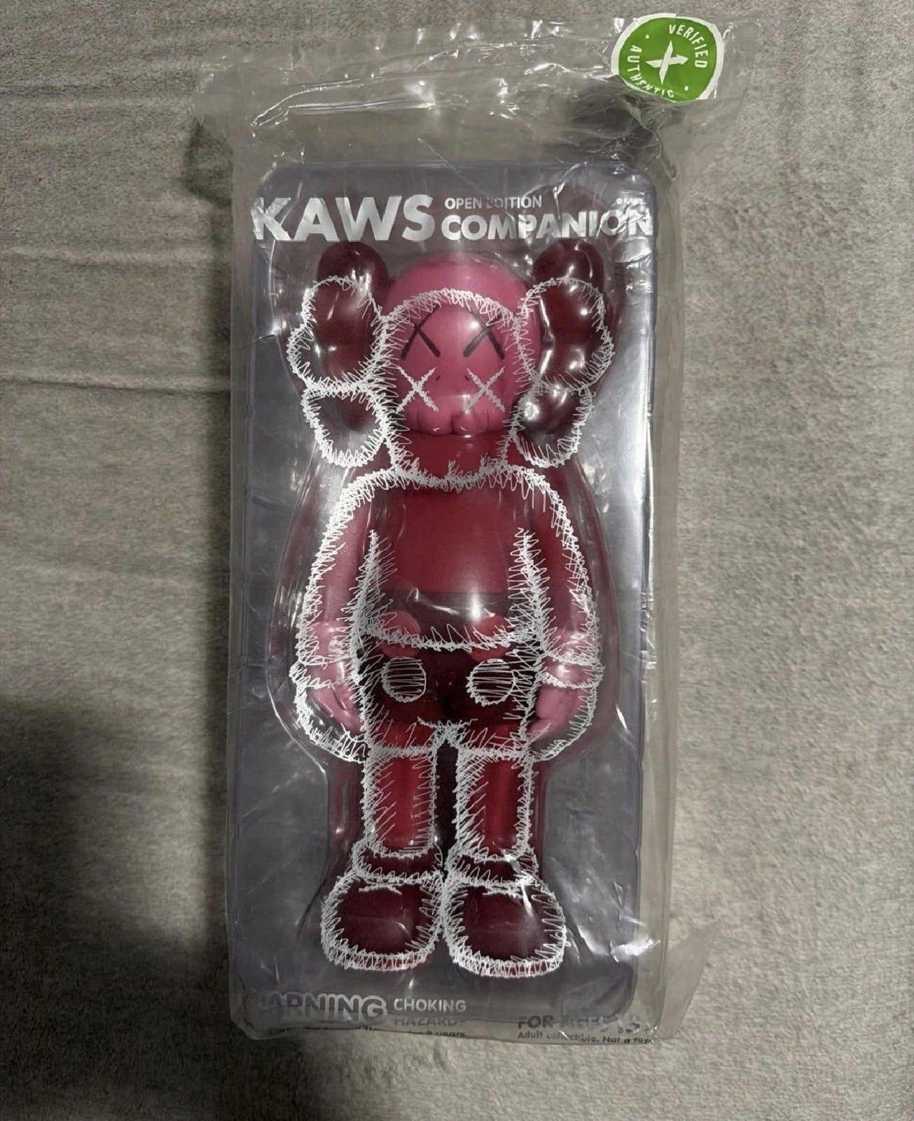 KAWS — Companion Open Edition Vinyl Figure Blush 2017 11" NEW - Gauntlet Gallery