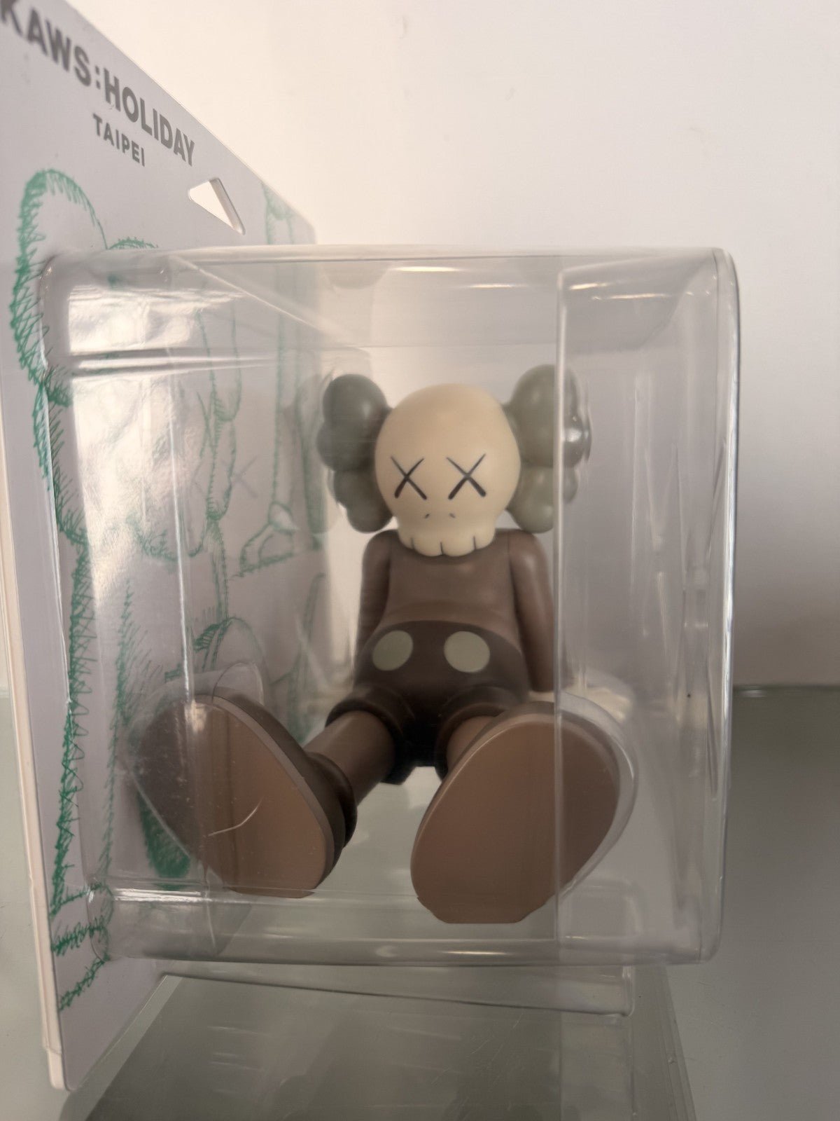 KAWS Holiday Taipei Companion Brown Vinyl Figure 2019 11.5" SEALED w/ Box - Gauntlet Gallery