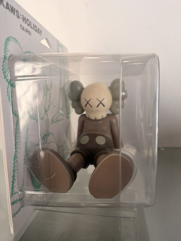 KAWS Holiday Taipei Companion Brown Vinyl Figure 2019 11.5" SEALED w/ Box - Gauntlet Gallery