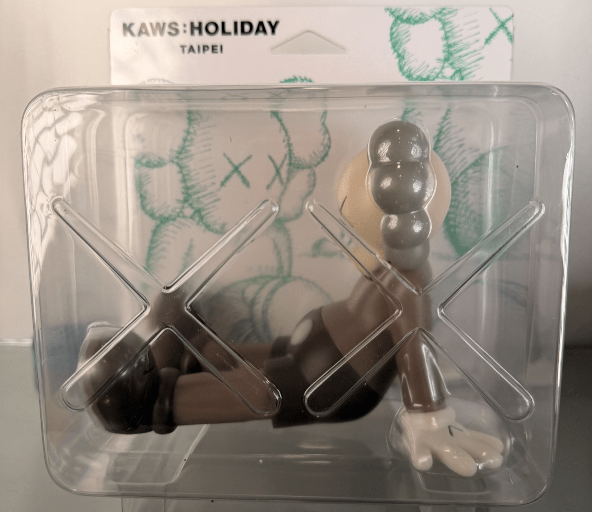 KAWS Holiday Taipei Companion Brown Vinyl Figure 2019 11.5" SEALED w/ Box - Gauntlet Gallery