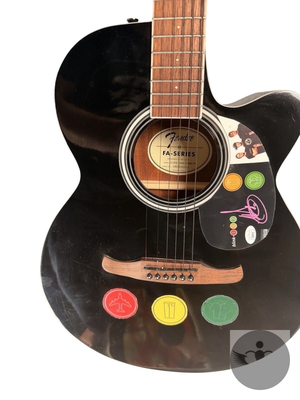 Mark Hoppus — Fender Acoustic Guitar - Blink - 182 - Gauntlet Gallery