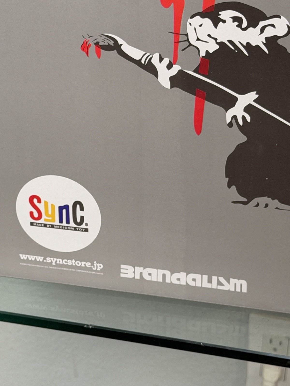 Medicom Toy — Rat Figure with Paintbrush – Medicom Toy Street Art Sculpture - Gauntlet Gallery