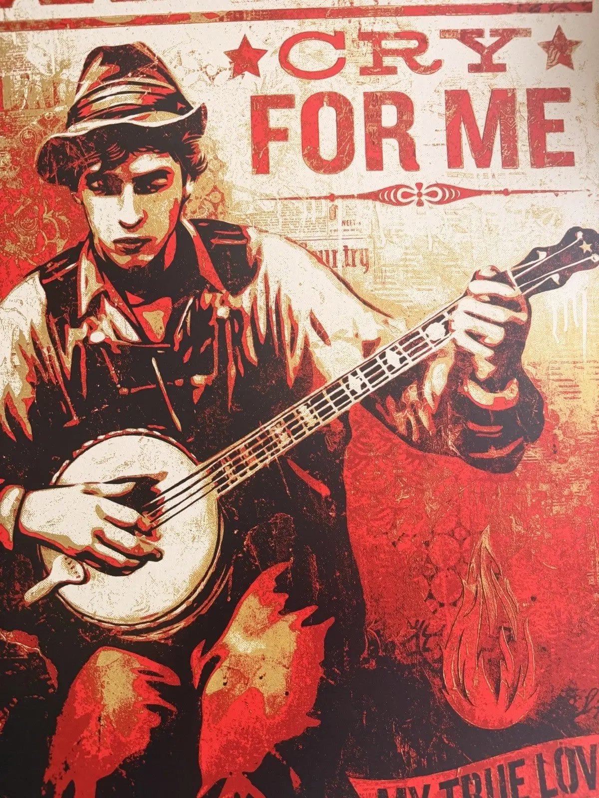 OBEY GIANT - DON'T YOU CRY FOR ME (AP) - Gauntlet GalleryOBEY