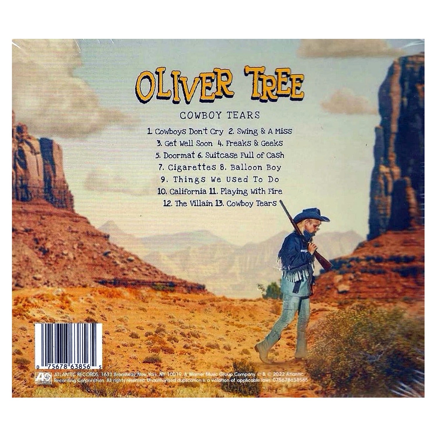 Oliver Tree — Cowboy Tears front (sealed)