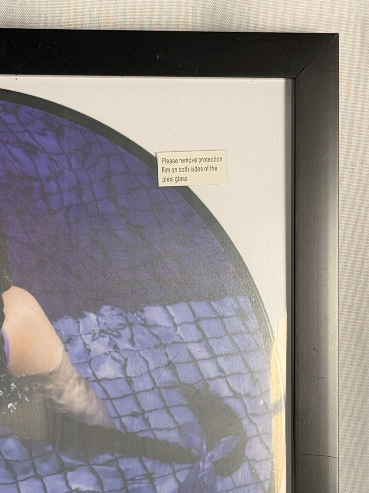 Olivia Rodrigo GUTS Limited Edition Purple Picture Disc Vinyl Framed Display 12" - Gauntlet Gallery