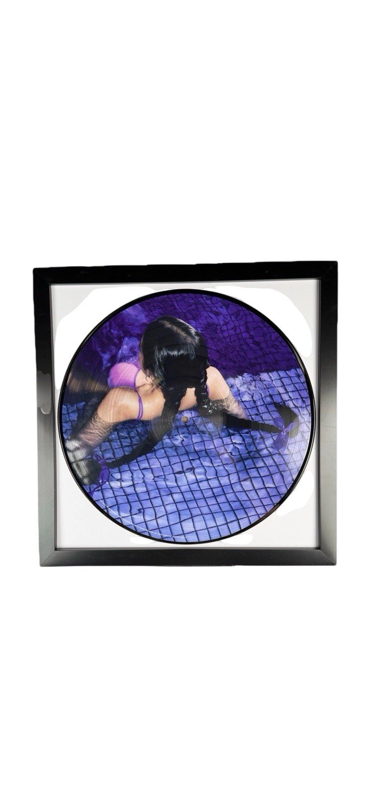 Olivia Rodrigo GUTS Limited Edition Purple Picture Disc Vinyl Framed Display 12" - Gauntlet Gallery