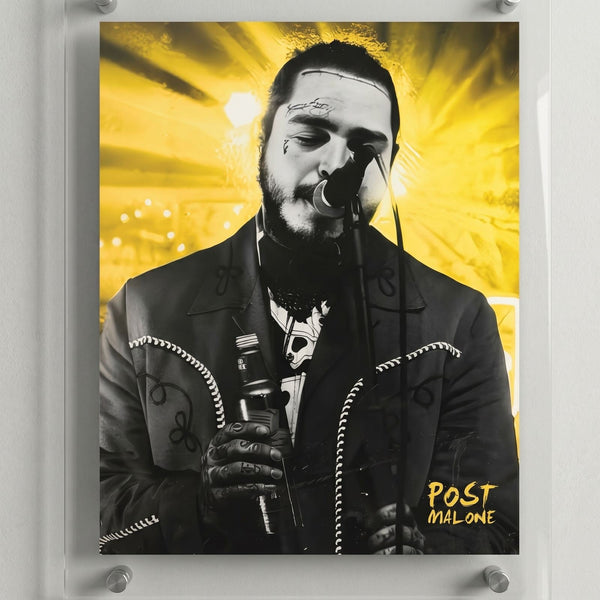 Post Malone Early Signed photo, two 11"x 14" framed JSA authenticated - Gauntlet Gallery