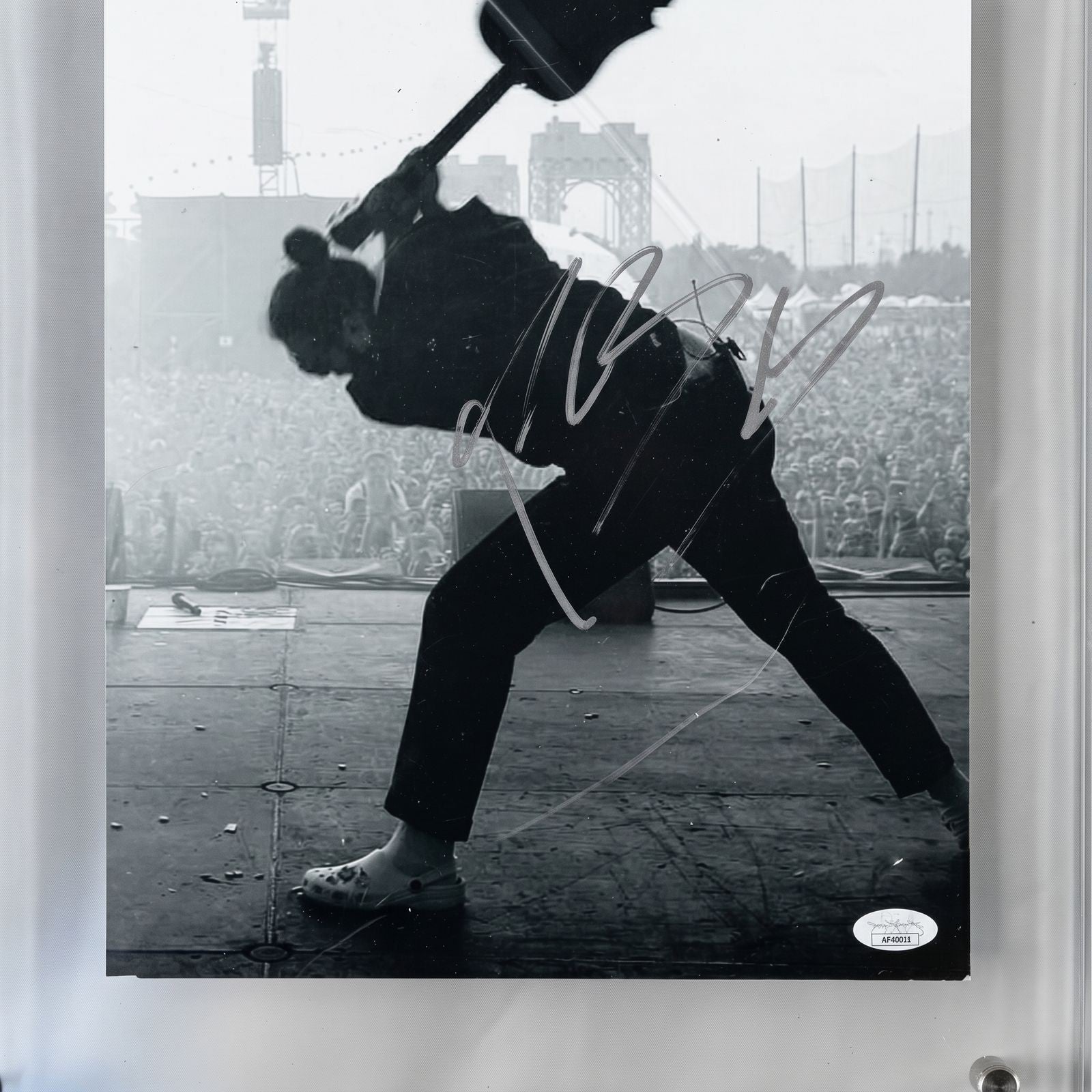 Post Malone Early Signed photo, two 11"x 14" framed JSA authenticated - Gauntlet Gallery