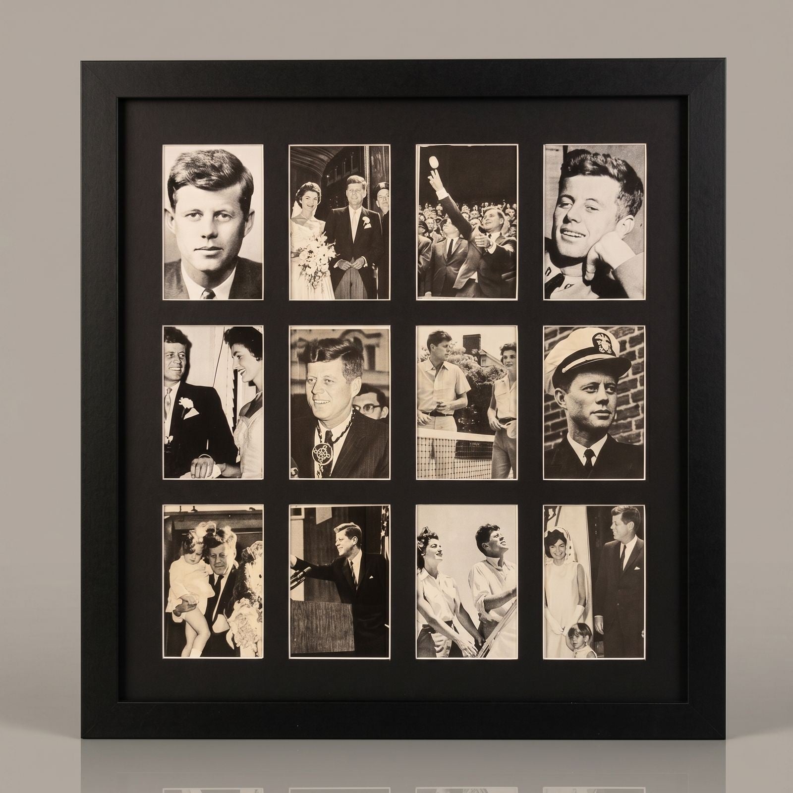 President John F. Kennedy JFK Framed Topps Card Deck w/ extra cards - Gauntlet Gallery
