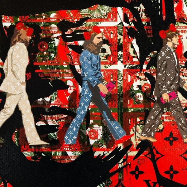 Rare Art - Death NYC Signed 34/100 Mao Zedong Beatles Abbey Road LV - Gauntlet Gauntlet Gallery