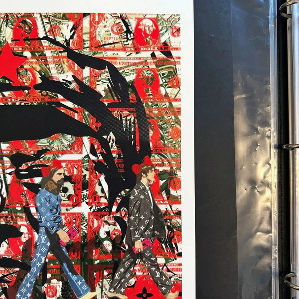 Rare Art - Death NYC Signed 34/100 Mao Zedong Beatles Abbey Road LV - Gauntlet Gauntlet Gallery