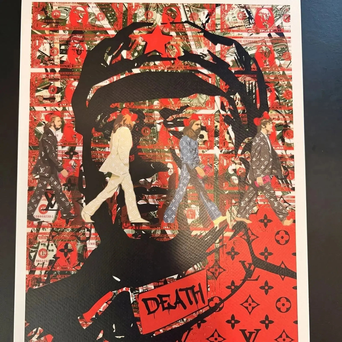 Rare Art - Death NYC Signed 34/100 Mao Zedong Beatles Abbey Road LV - Gauntlet Gauntlet Gallery