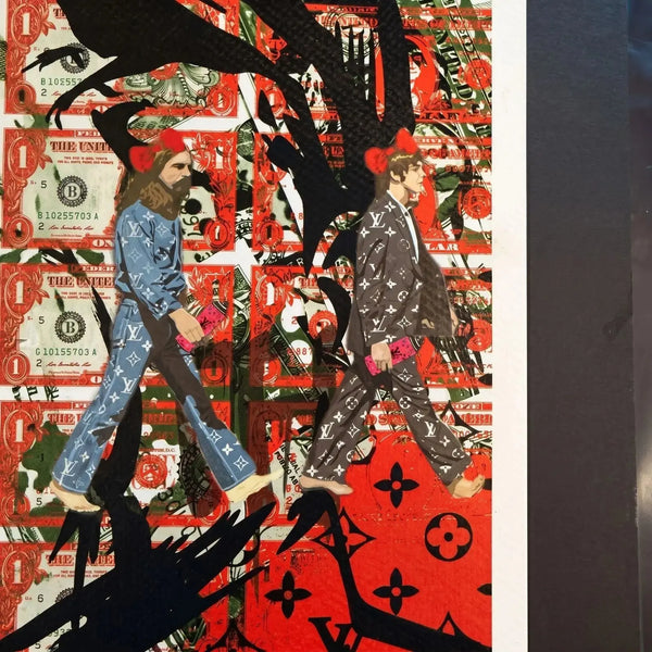 Rare Art - Death NYC Signed 34/100 Mao Zedong Beatles Abbey Road LV - Gauntlet Gauntlet Gallery