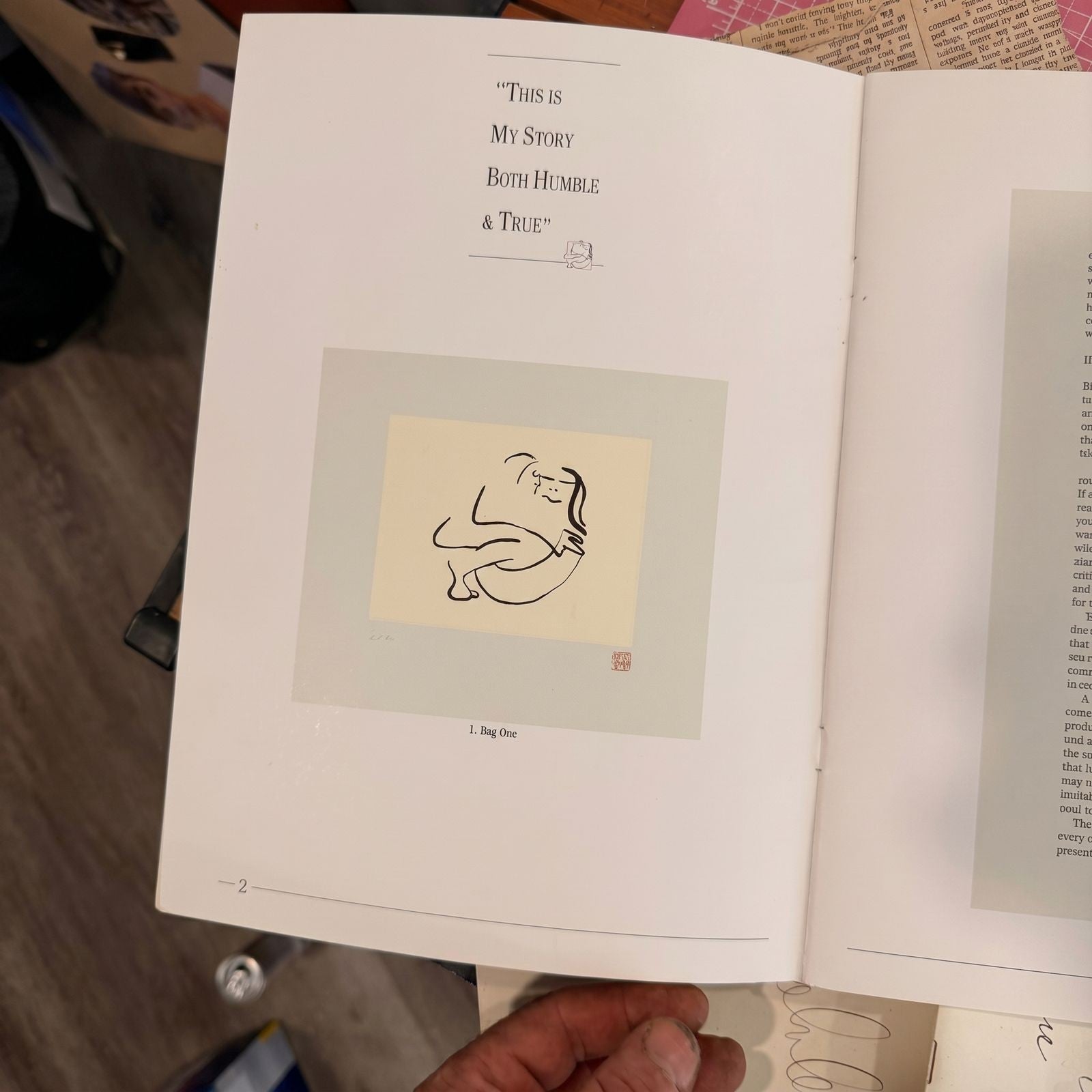 Rare John Lennon Bag One Arts Advertising Booklet with Prints and Memorabilia - Gauntlet Gallery