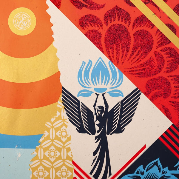 Shepard Fairey OBEY Factory Stacks Endless Power Screen Print S/N /350 2022
