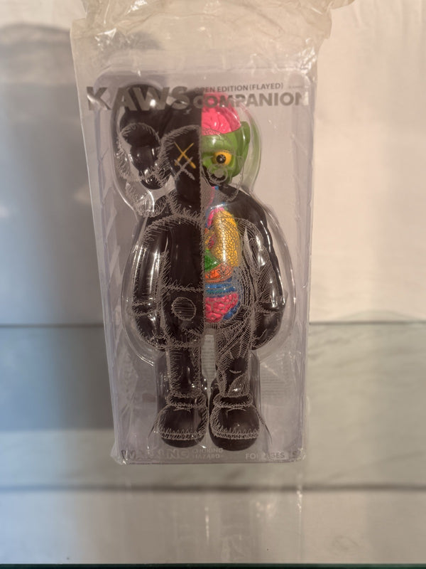 KAWS Companion Flayed Open Edition Black Medicom Toy Dissected Sealed New Figure