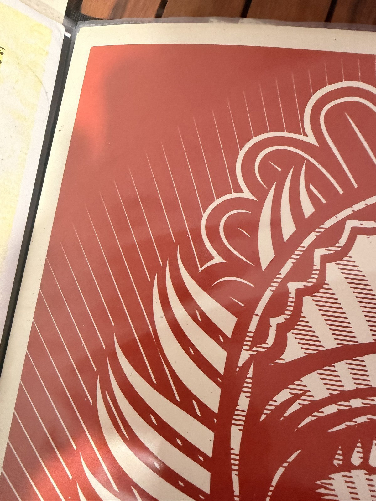 Shepard Fairey Peace Goddess Red Signed Numbered Screen Print 2007 Obey Giant