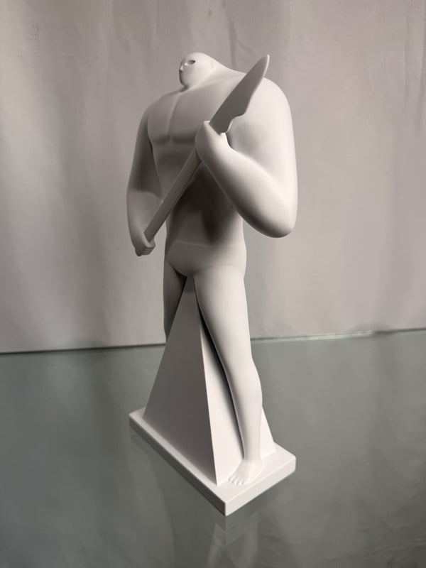 Cleon Peterson POWER Sculpture White Resin Ltd Edition 500 Beyond The Streets NT