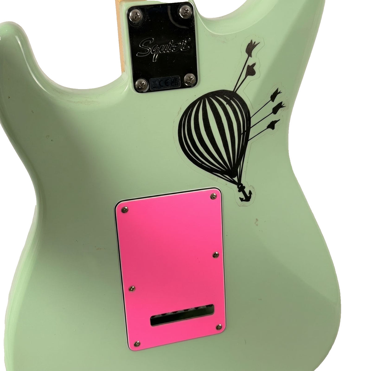 Isaac Brock Signed Mint Green Strat Guitar - JSA Authenticated Custom Model
