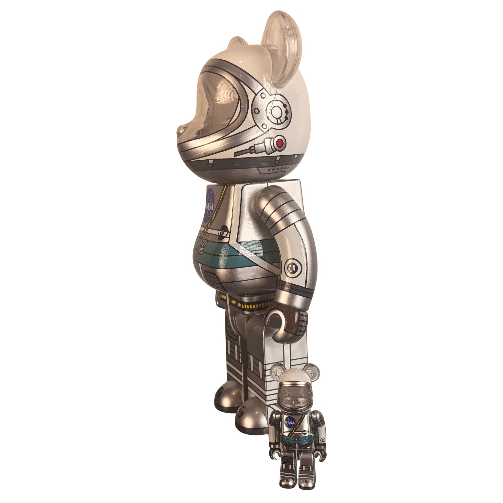 Bearbrick BE@RBRICK Mercury Astronaut 400% 100% Set NASA Medicom Toy Sealed New