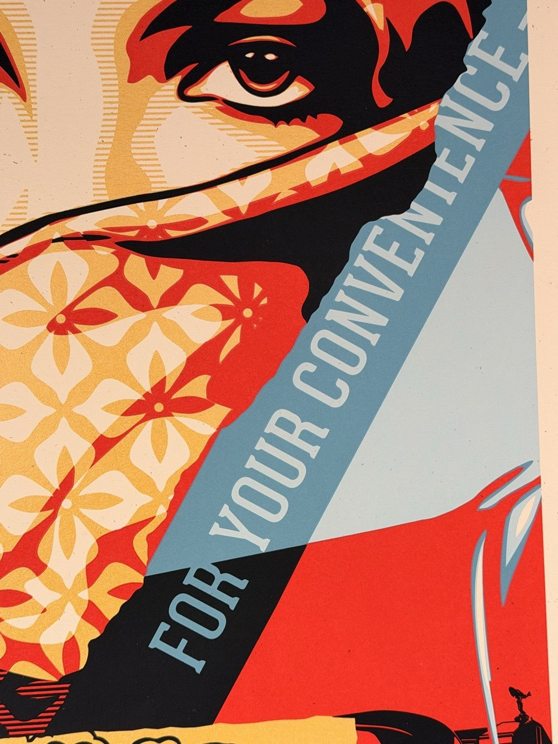 Shepard Fairey Fragile Cargo Signed Numbered Screen Print Obey Giant 357/450