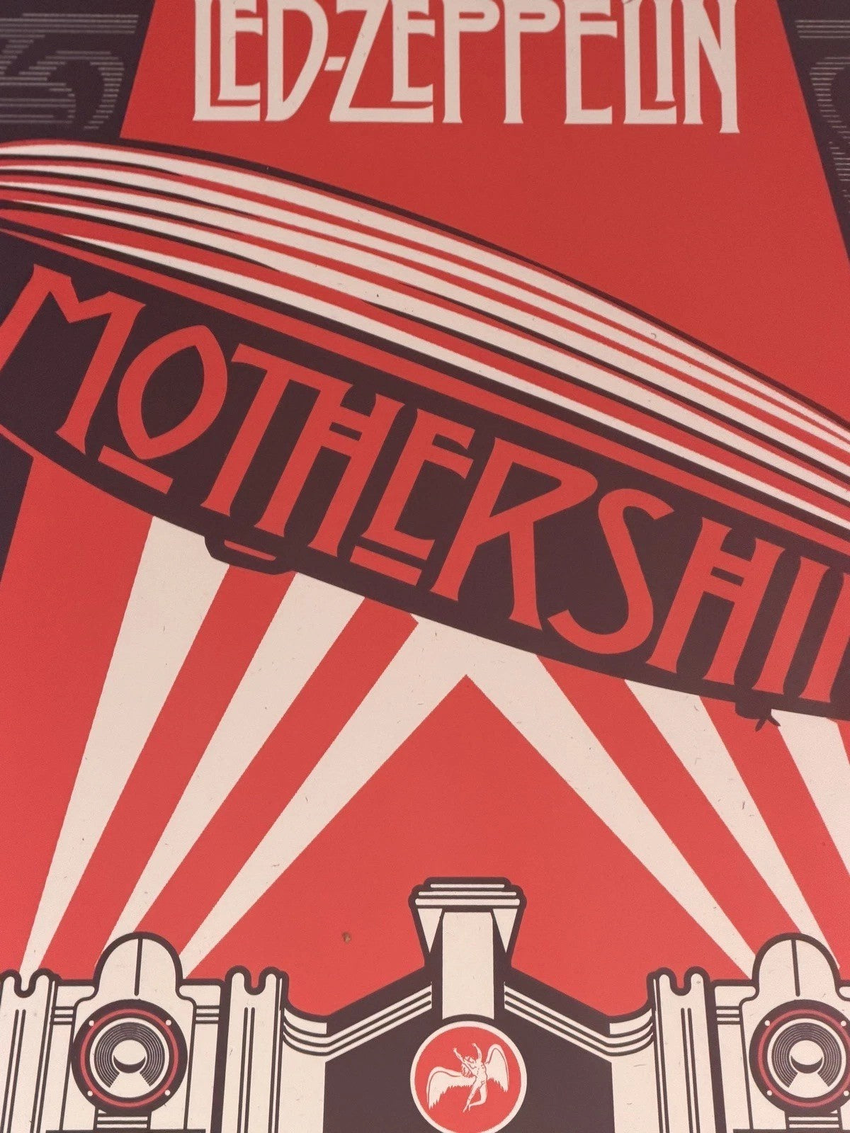Shepard Fairey Led Zeppelin Mothership Signed Numbered Print 2007 Obey 171/450