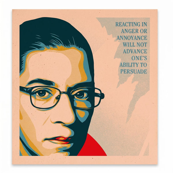 Shepard Fairey RBG A Champion of Justice Signed Limited Edition Print A/P 2021