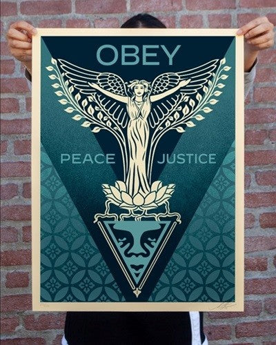 Shepard Fairey Nouveau Angel Signed Numbered Screen Print OBEY 2026 Edition 550