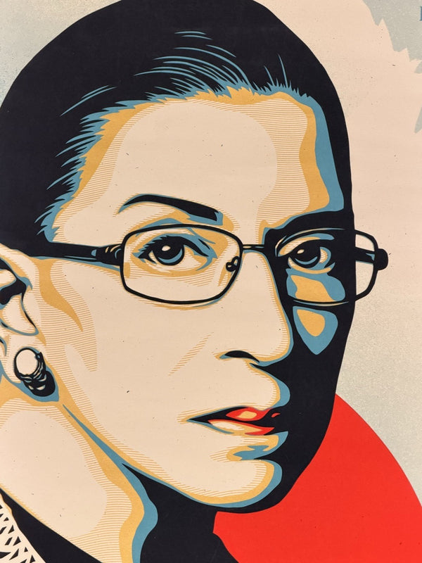 Shepard Fairey Ruth Bader Ginsburg Power Equality Signed Artist Proof AP Obey