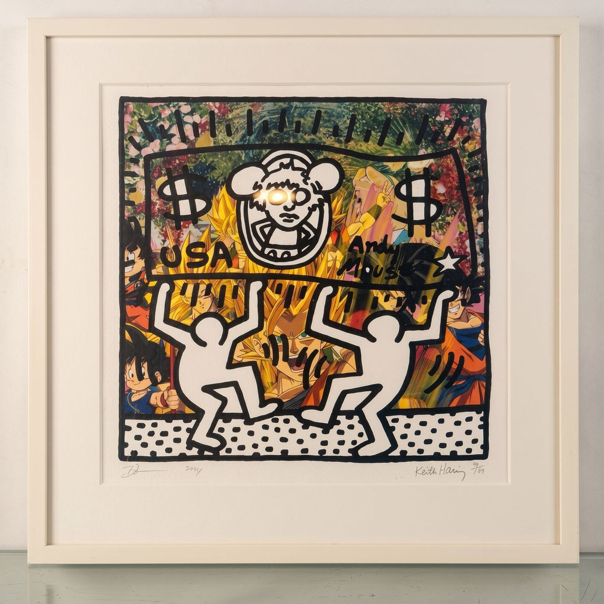 Death NYC — Haring Andy Mouse x Dragon Ball Z Signed X/100