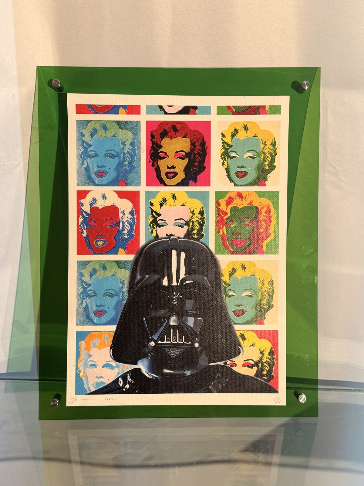 Death NYC Darth Vader Warhol Marilyn Signed Numbered LTD 100 FRAMED Pop Art