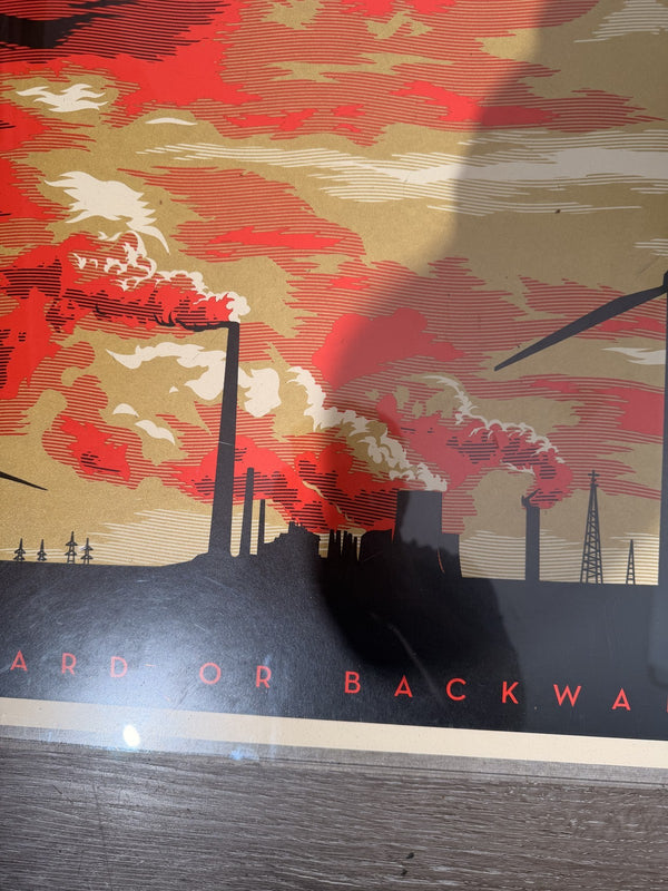 Shepard Fairey Forward or Backward Signed Artist Proof AP Screen Print OBEY