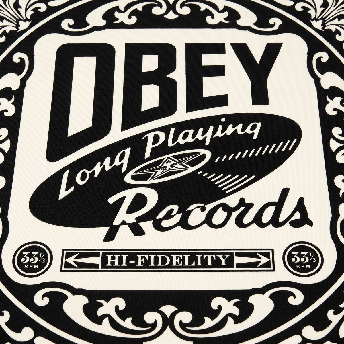 Shepard Fairey OBEY Long Playing Records Signed Artist Proof Screen Print 12.5"