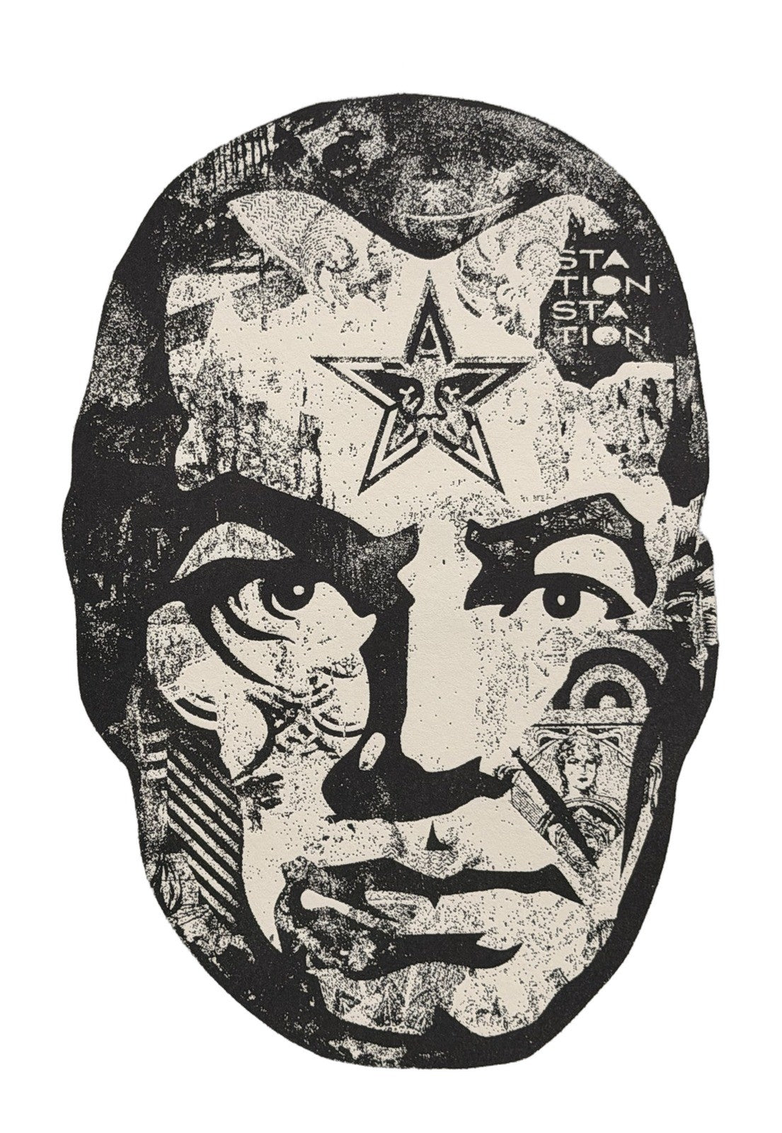 Shepard Fairey Big Brother Letterpress Signed Numbered 29/75 OBEY Giant Art