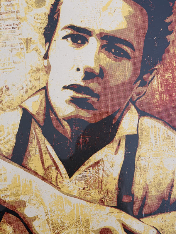 Shepard Fairey Joe Strummer The Clash Signed Numbered Screen Print OBEY