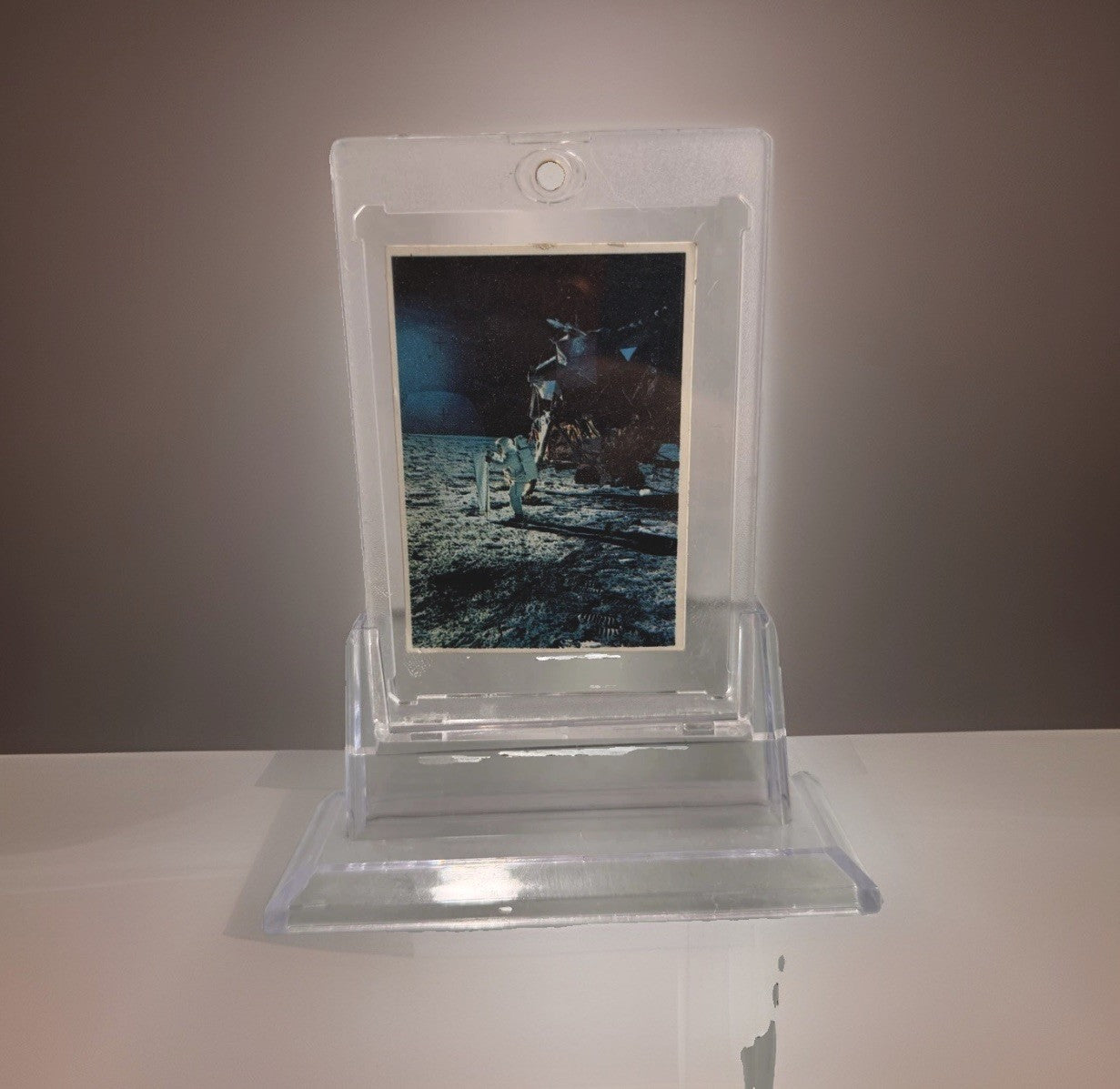1969 Space Candy Buzz Aldrin Apollo 11 On The Moon Card #19 Taylor-Reed Display