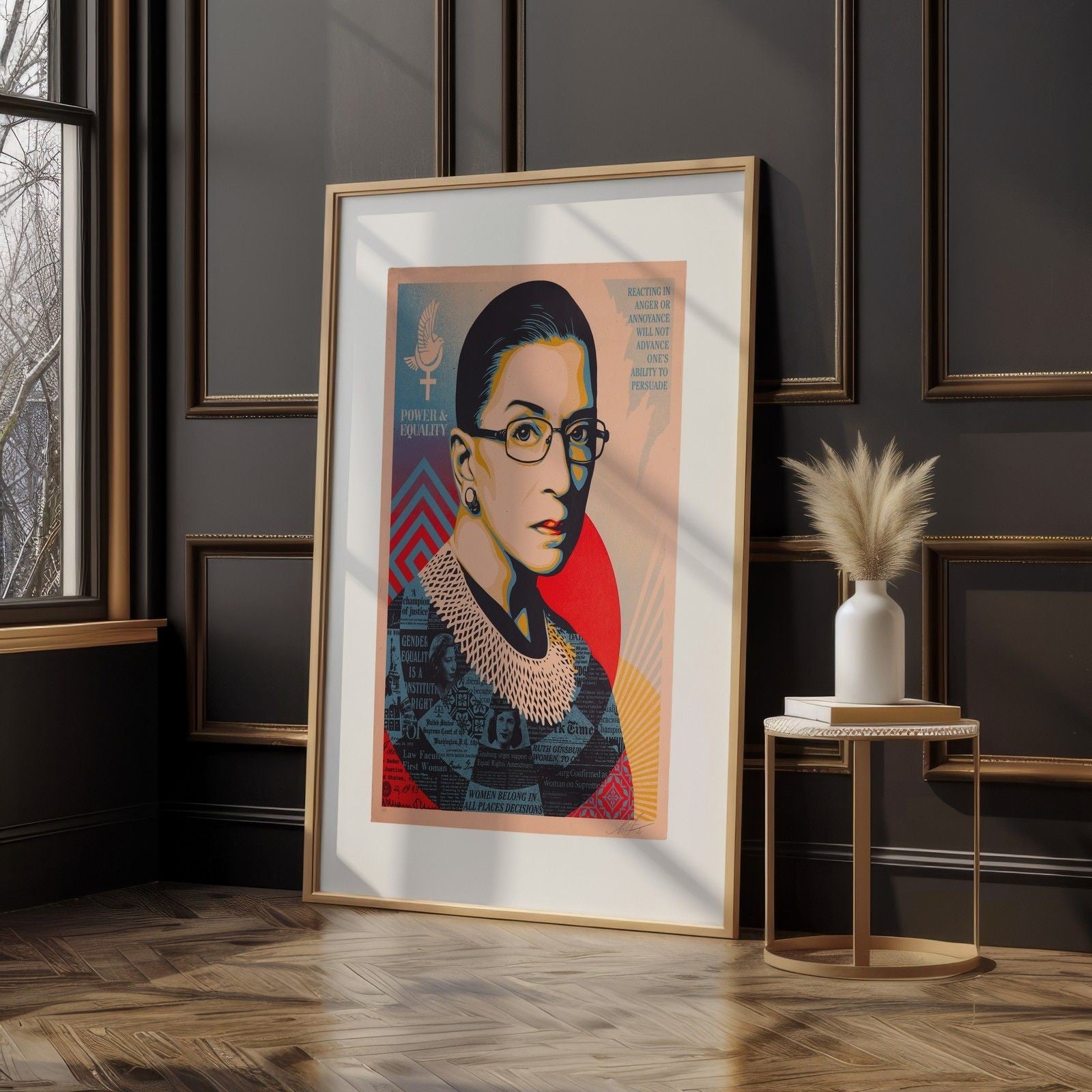Shepard Fairey RBG A Champion of Justice Signed Limited Edition Print A/P 2021