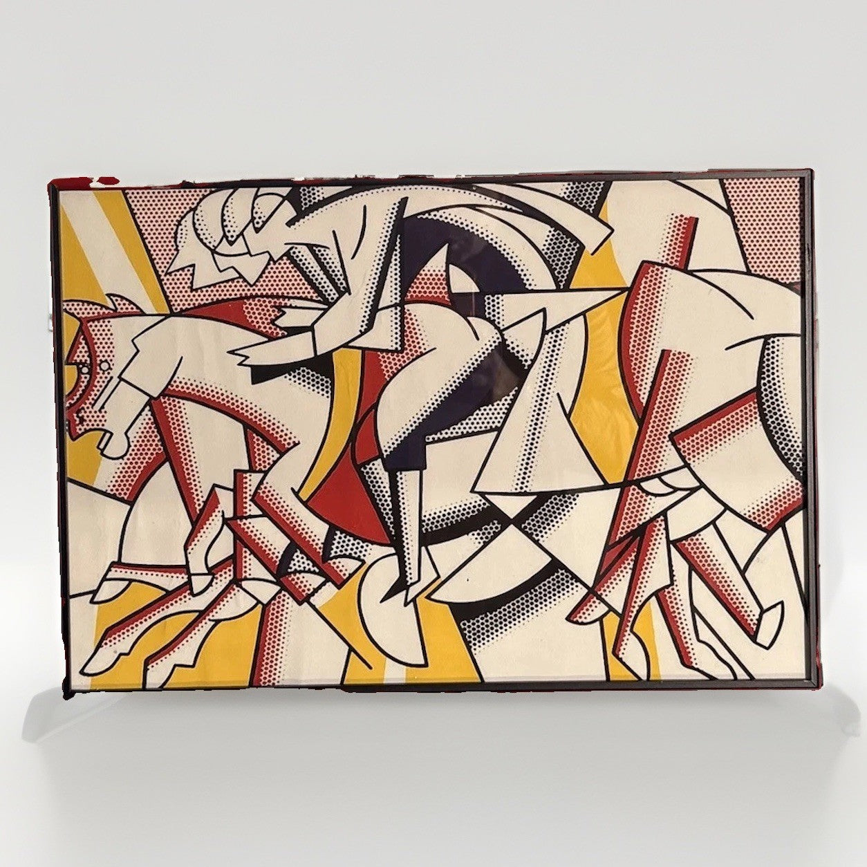 After Roy Lichtenstein I Love Liberty Framed Pop Art Print