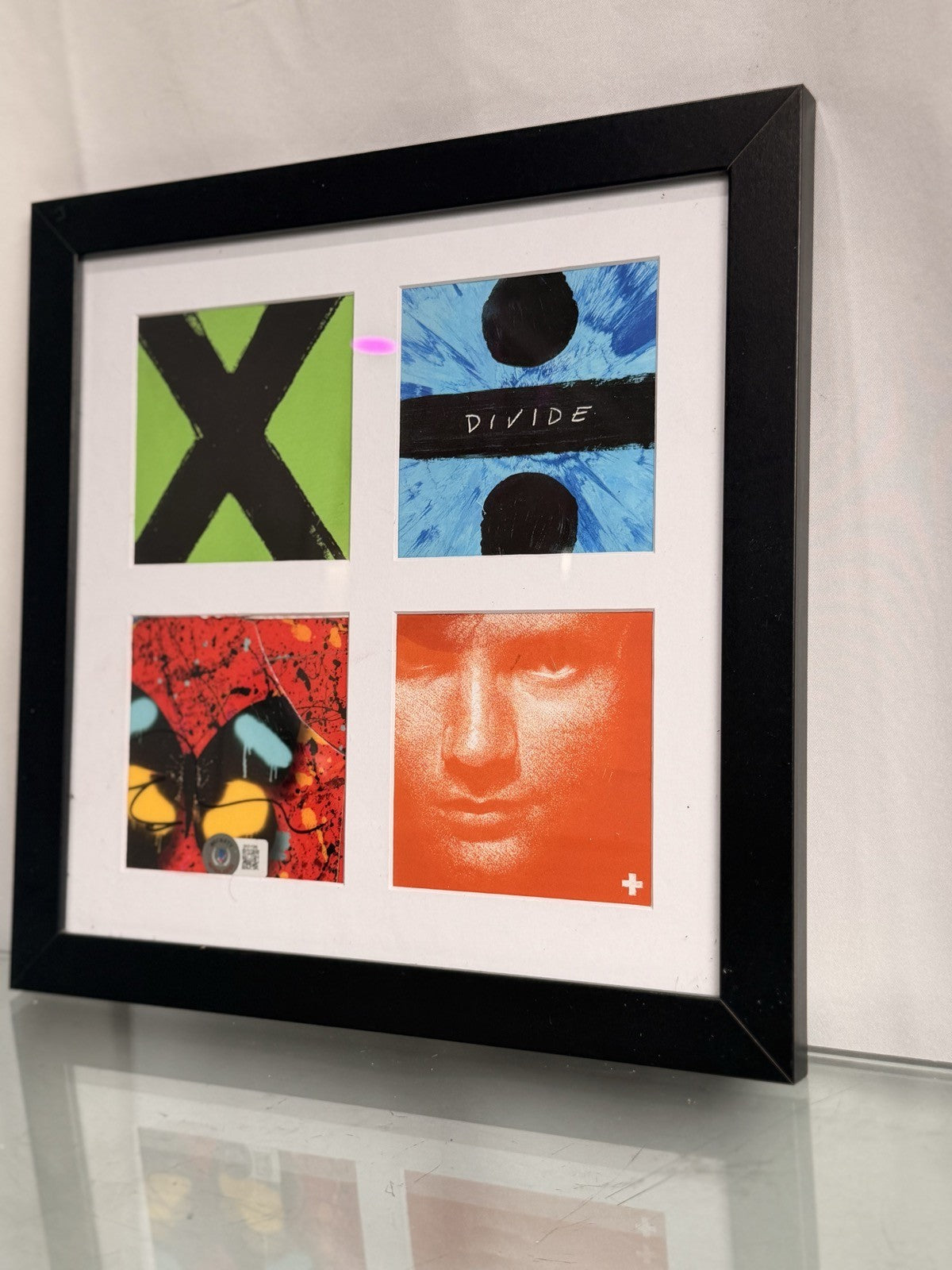 Ed Sheeran Signed Autographed Album Art Display Beckett BAS X Divide Framed