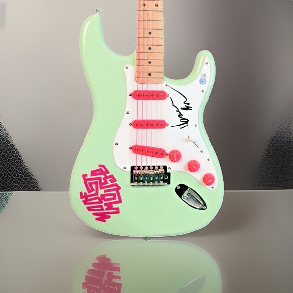 Isaac Brock Signed Mint Green Strat Guitar - JSA Authenticated Custom Model