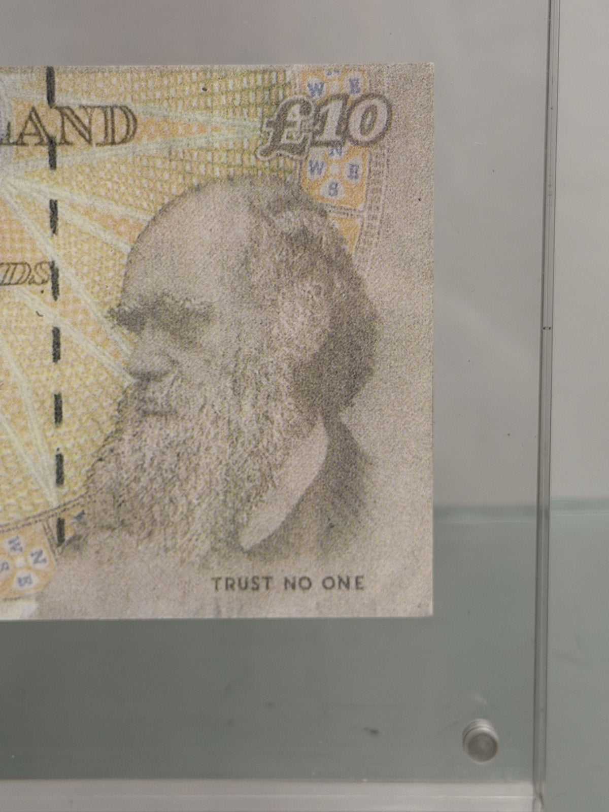 Banksy Di-Faced Tenner 10 Pound Note Princess Diana Framed Street Art