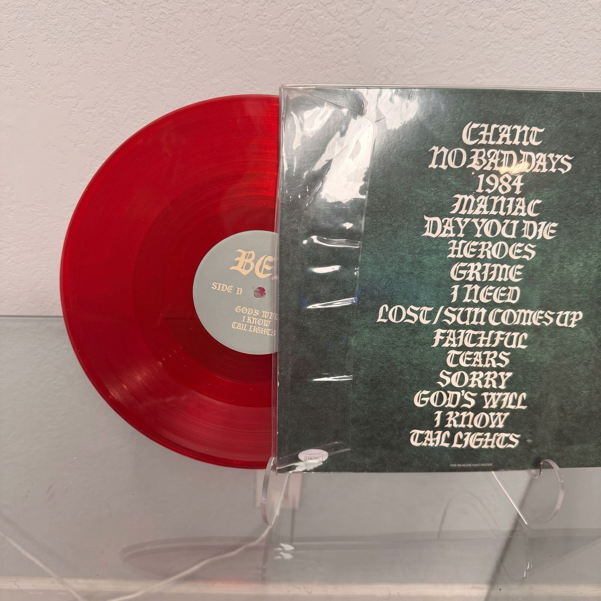 Macklemore Signed BEN Red Vinyl LP – Limited Edition 2-LP with COA, 2023