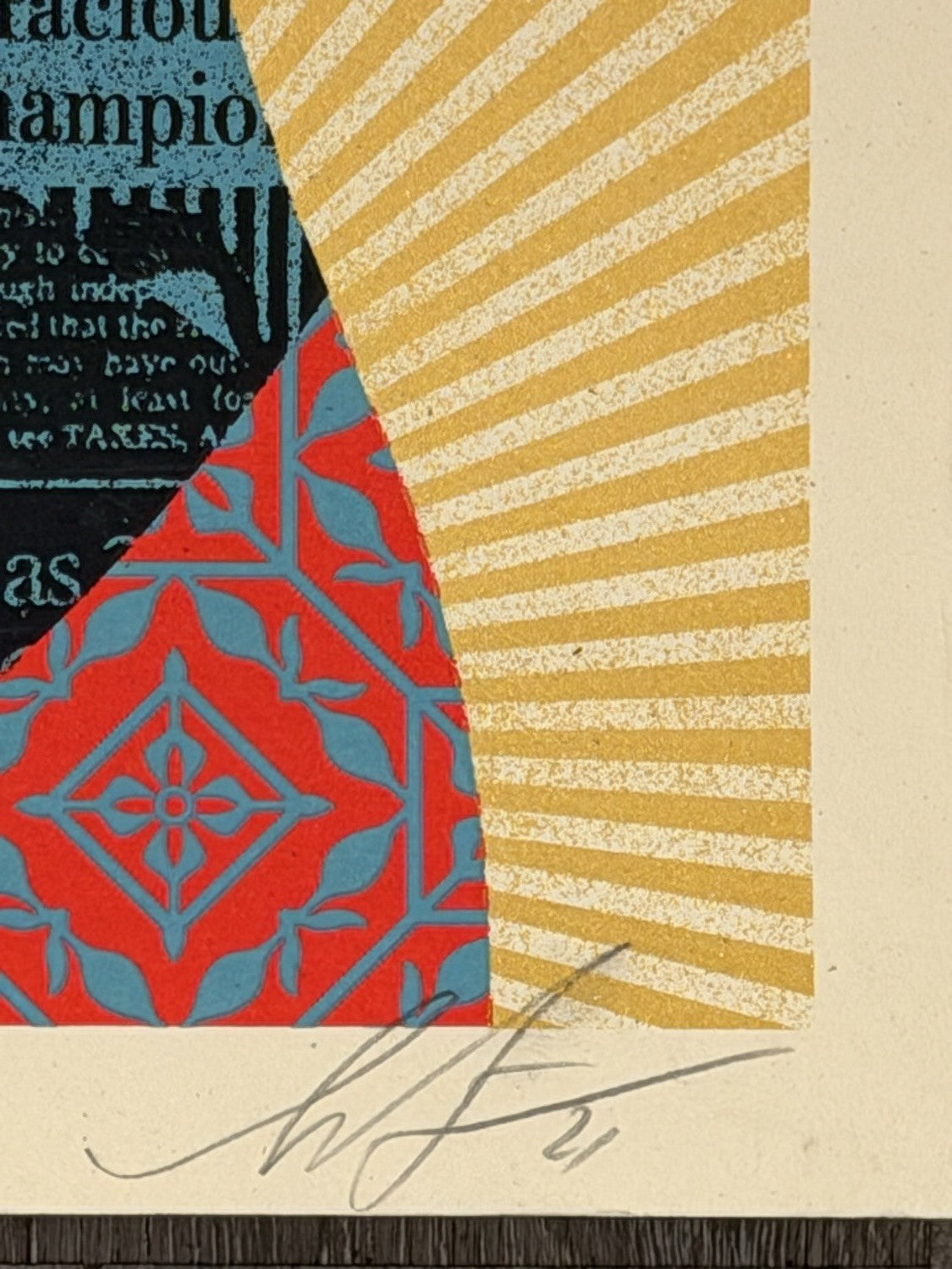 Shepard Fairey Ruth Bader Ginsburg Power Equality Signed Artist Proof AP Obey