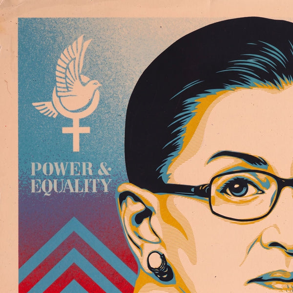 Shepard Fairey RBG A Champion of Justice Signed Limited Edition Print A/P 2021