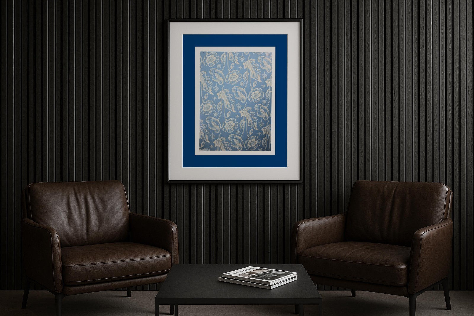Shepard Fairey Sedation In Bloom (Blue and Baby Blue) Obey Giant Signed Print