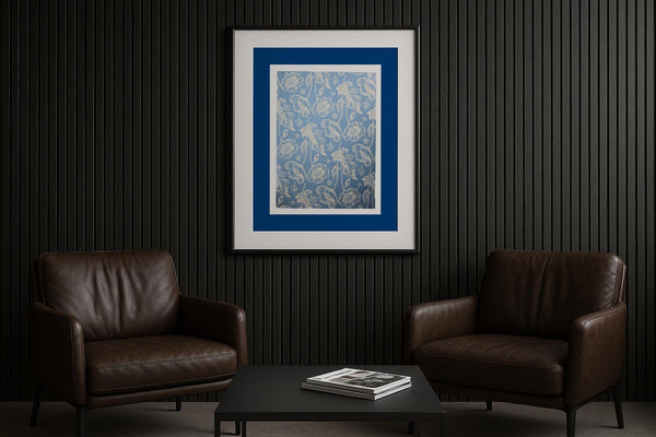 Shepard Fairey Sedation In Bloom (Blue and Baby Blue) Obey Giant Signed Print